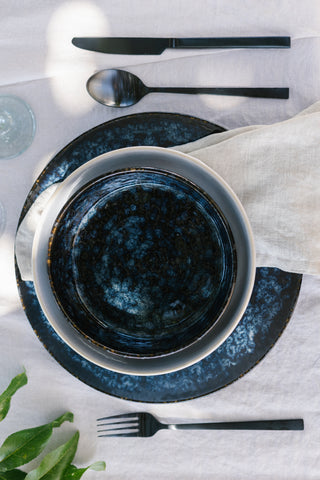 Cordoama Teller groß classic dunkelblau