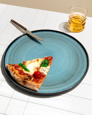 Madeira - Pizza plate green-blue