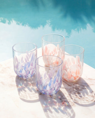 Alegria Glas groß rosé weiß
