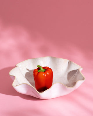 Areia - Large Serving bowl shell sand