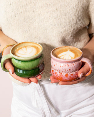 Ombra Tasse klein bubble grün dunkelgrün