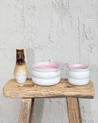 Areia Matcha-Set bubble 4-teilig rosé