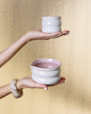 Areia Matcha Schale bubble rosé