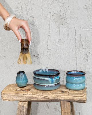 Madeira Matcha-Set bubble 4-teilig grünblau