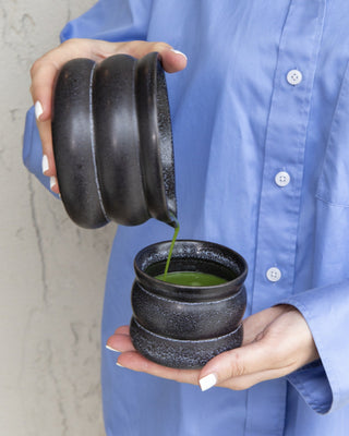 Turmalina - Matcha Set Bubble 4 pieces black