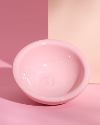 Seia - Small cereal bowl Heart pink