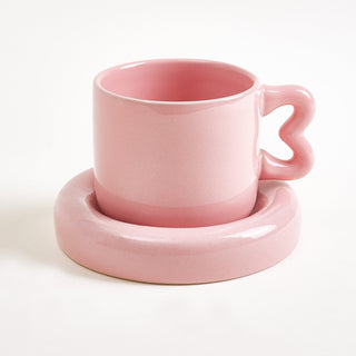 Seia Untertasse klein Herz rosa