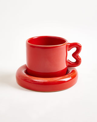 Seia Untertasse klein Herz rot