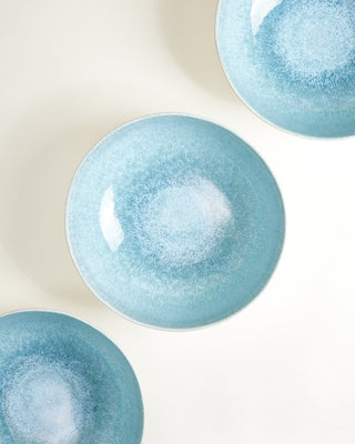 Alcachofra Servierschale grünblau