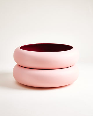 Alva Obstschale rosa bordeaux