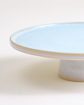 Areia - Large cake plate azure