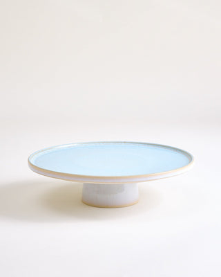 Areia - Large cake plate azure