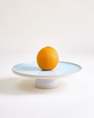 Areia - Large cake plate azure