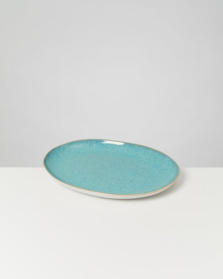 Areia Servierplatte L oval aqua