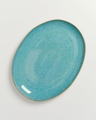 Areia Servierplatte L oval aqua