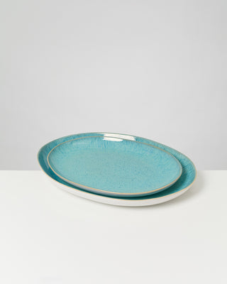 Areia Servierplatte XL oval aqua