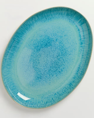 Areia Servierplatte XL oval aqua