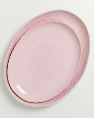 Areia Servierplatte L oval rosé
