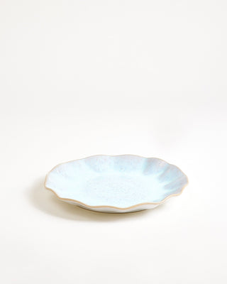 Areia Teller klein shell azur