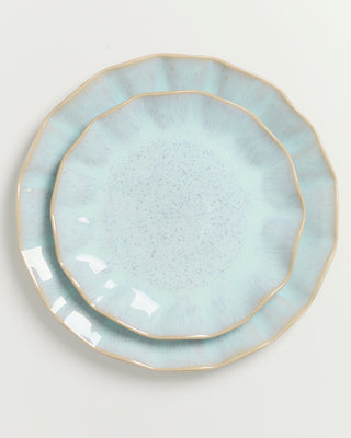 Areia Teller klein shell azur