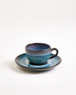 Madeira Espressountertasse classic grünblau