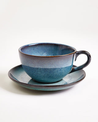 Madeira - Large saucer classic green-blue