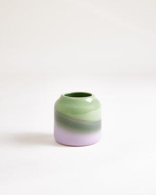 Bebé - Vase S green, dark green, purple