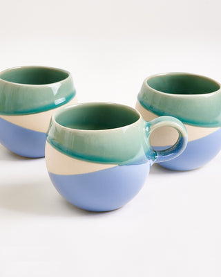 Bica Tasse klein hellgrün sand blau
