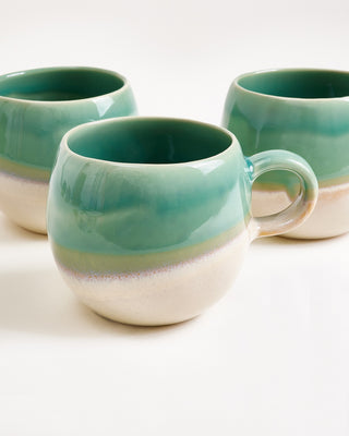 Bica Tasse groß hellgrün sand