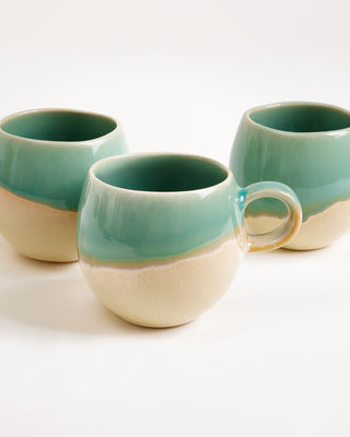 Bica Tasse klein hellgrün sand