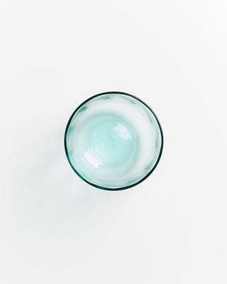 Calma Glas groß swirl grün