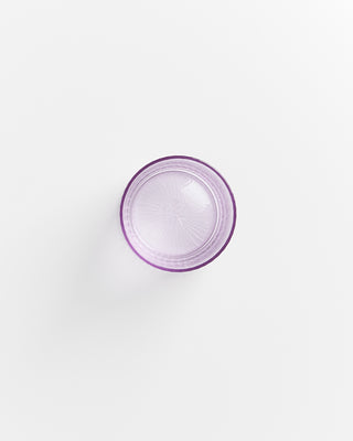 Leiria Glas klein riffled lila