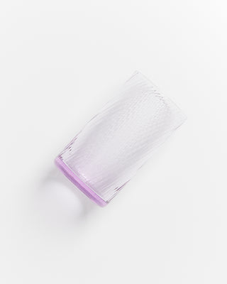 Leiria Glas klein riffled lila