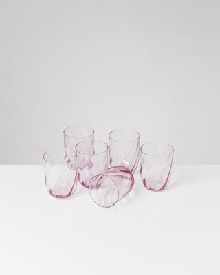 Calma Glas groß swirl lila