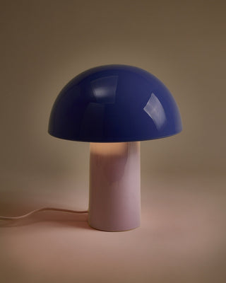 Cogumelo Keramiklampe cornflower lila