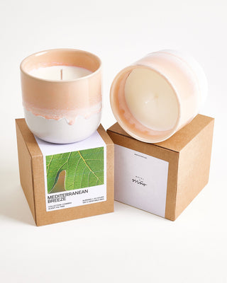 Coimbra Duftkerze "Mediterranean Breeze" apricot