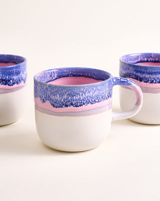 Coimbra Tasse groß blau lila