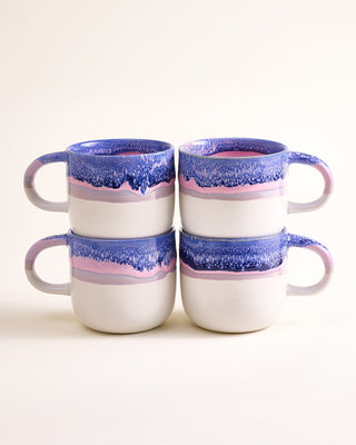 Coimbra Tasse groß blau lila