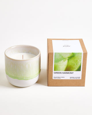 Coimbra Duftkerze "Green Harmony" pastellgrün