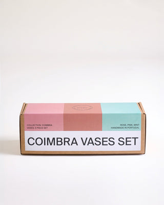 Coimbra Vase S 3er-Set rosé mint pink