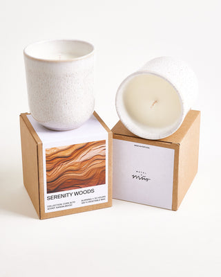 Copa Alto Duftkerze "Serenity Woods" sand