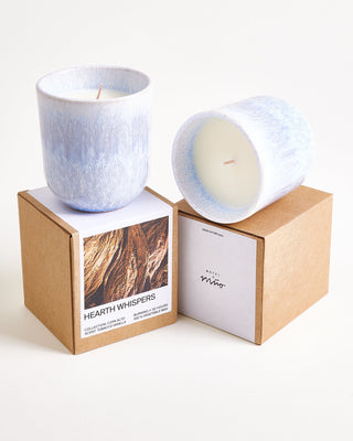Copa Alto Duftkerze "Hearth Whispers" blau
