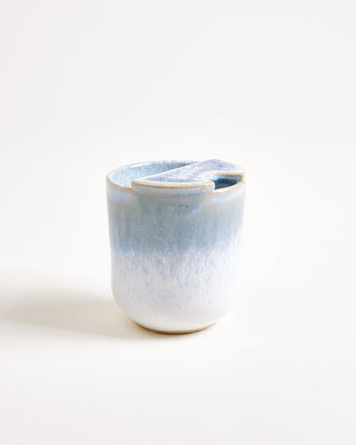 Copa Alto Becher klein hellblau weiß To-Go