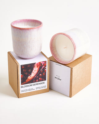 Copa Alto Duftkerze "Blossom Serenade" rosa