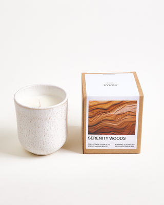 Copa Alto Duftkerze "Serenity Woods" sand