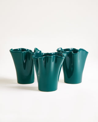 Duna Vase S dunkelgrün