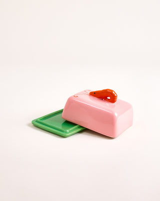 MaM x Isis Maria - Butter dish pink green