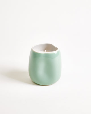João - Scented candle Soft Bloom sage light blue