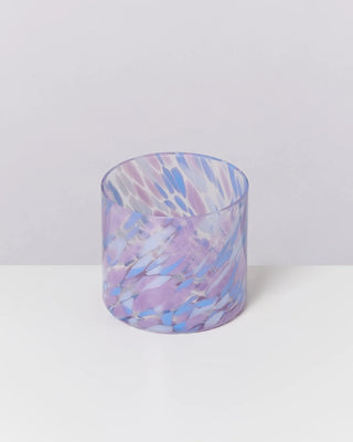 Joia Glas klein drops blau lila