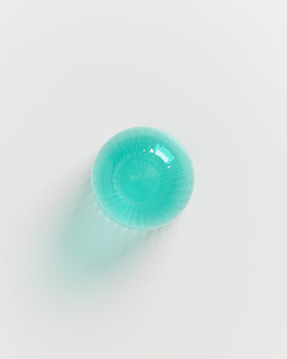 Joia Glas klein riffled türkis